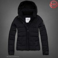 heren abercrombie fitch hooded donsjassen zwart Hoge Kwaliteit v3u8g385